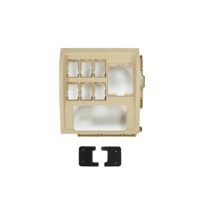 '08-21 200 Series Land Cruiser SDHQ Built Switch Pros OEM Replacement Keypad Mount - Display of included Parts - Flaxen 