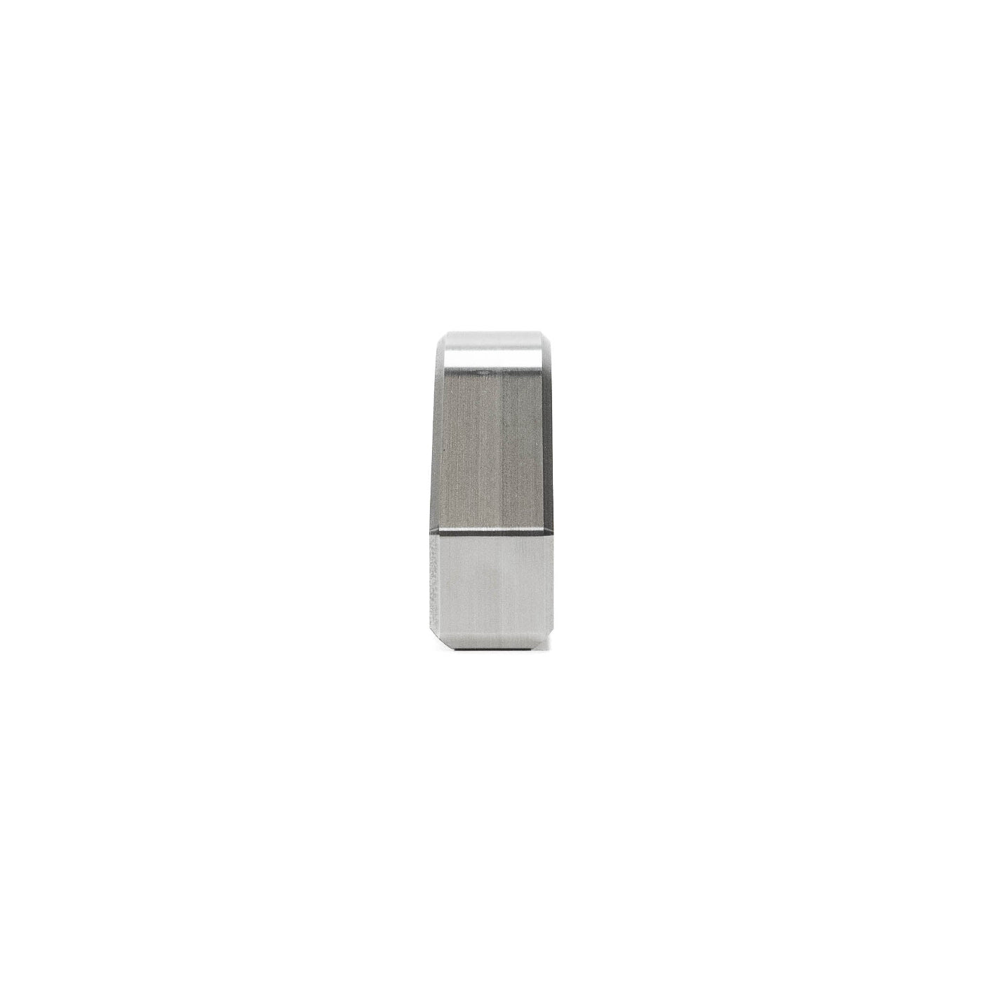 SDHQ Built Machined 1/2" Clevis D-Ring Tab display of side view profile