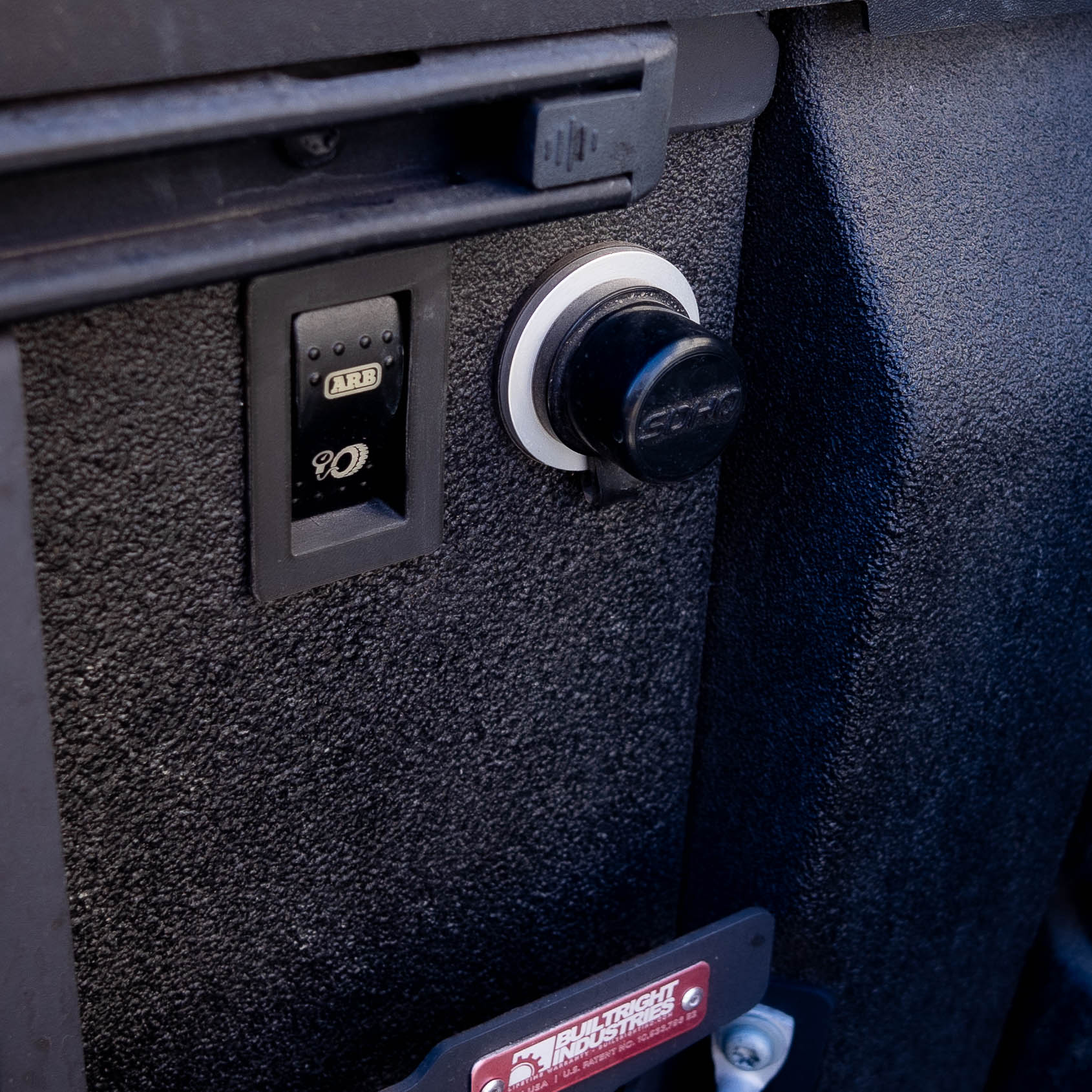 SDHQ Built Injection Molded Recessed ARB Switch Mount installed 