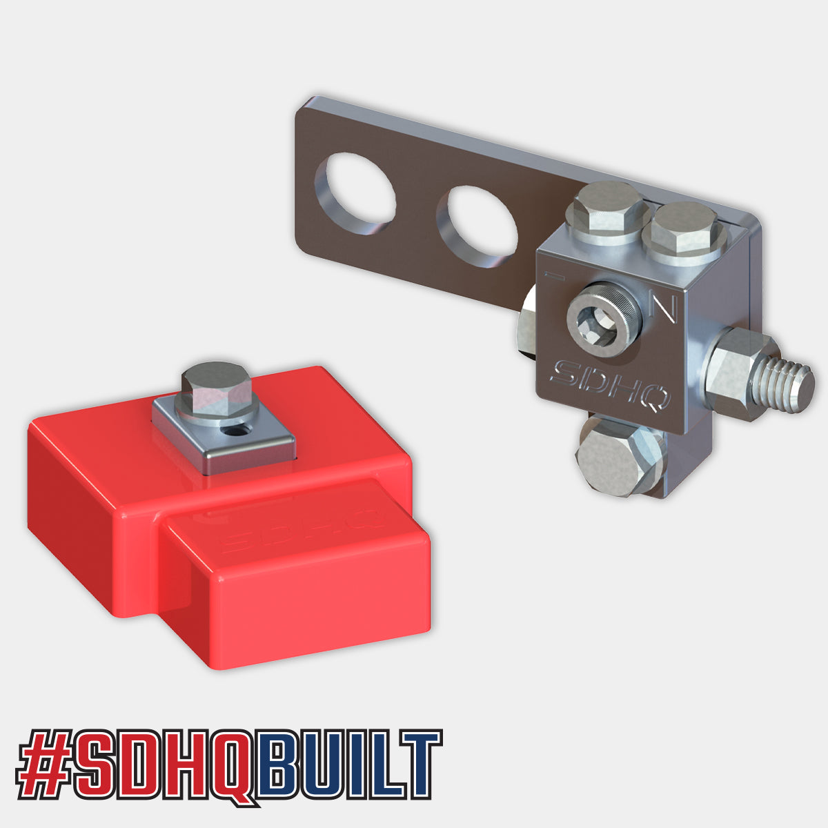 '19-Current Ram 1500 SDHQ Built Billet Battery Terminal Kit Design 