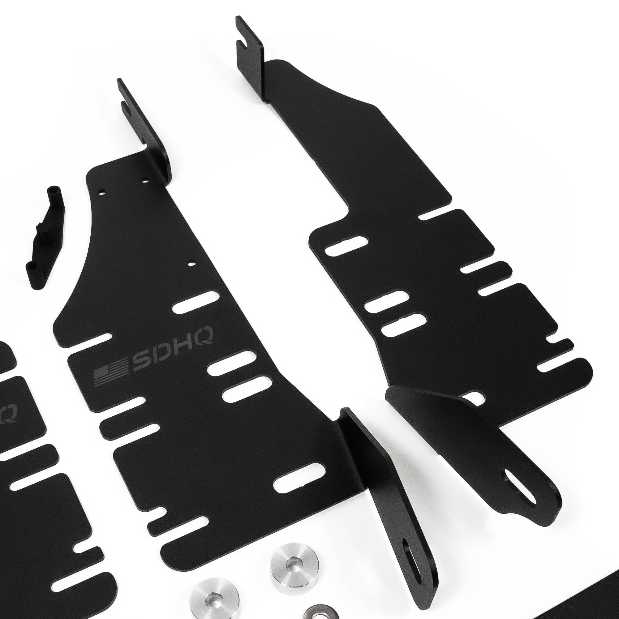 '19-23 Ram 1500 SDHQ Built Behind the Grille LED Light Bar Mount Close-up of included bracket 