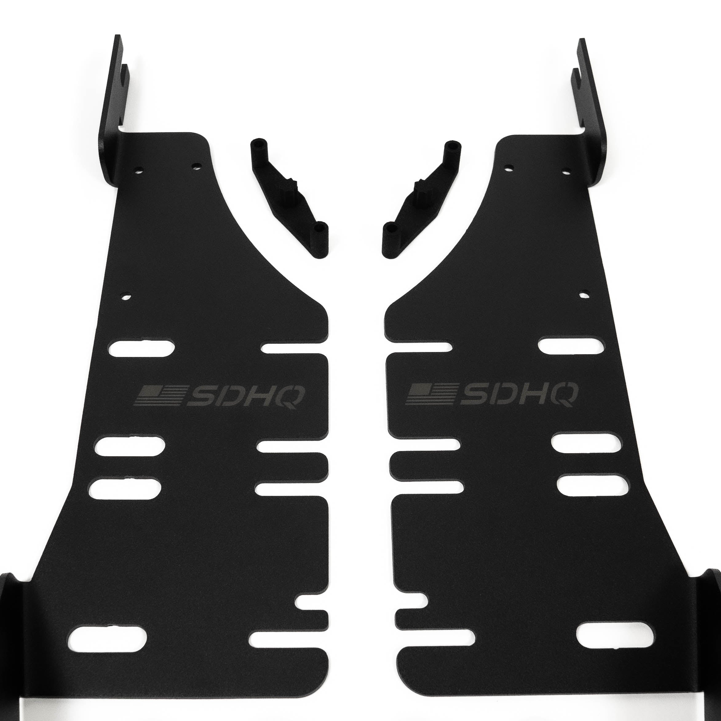 '19-23 Ram 1500 SDHQ Built "Build your Own" Behind the Grille LED Light Bar Mount Close-up Display of Included Mount 