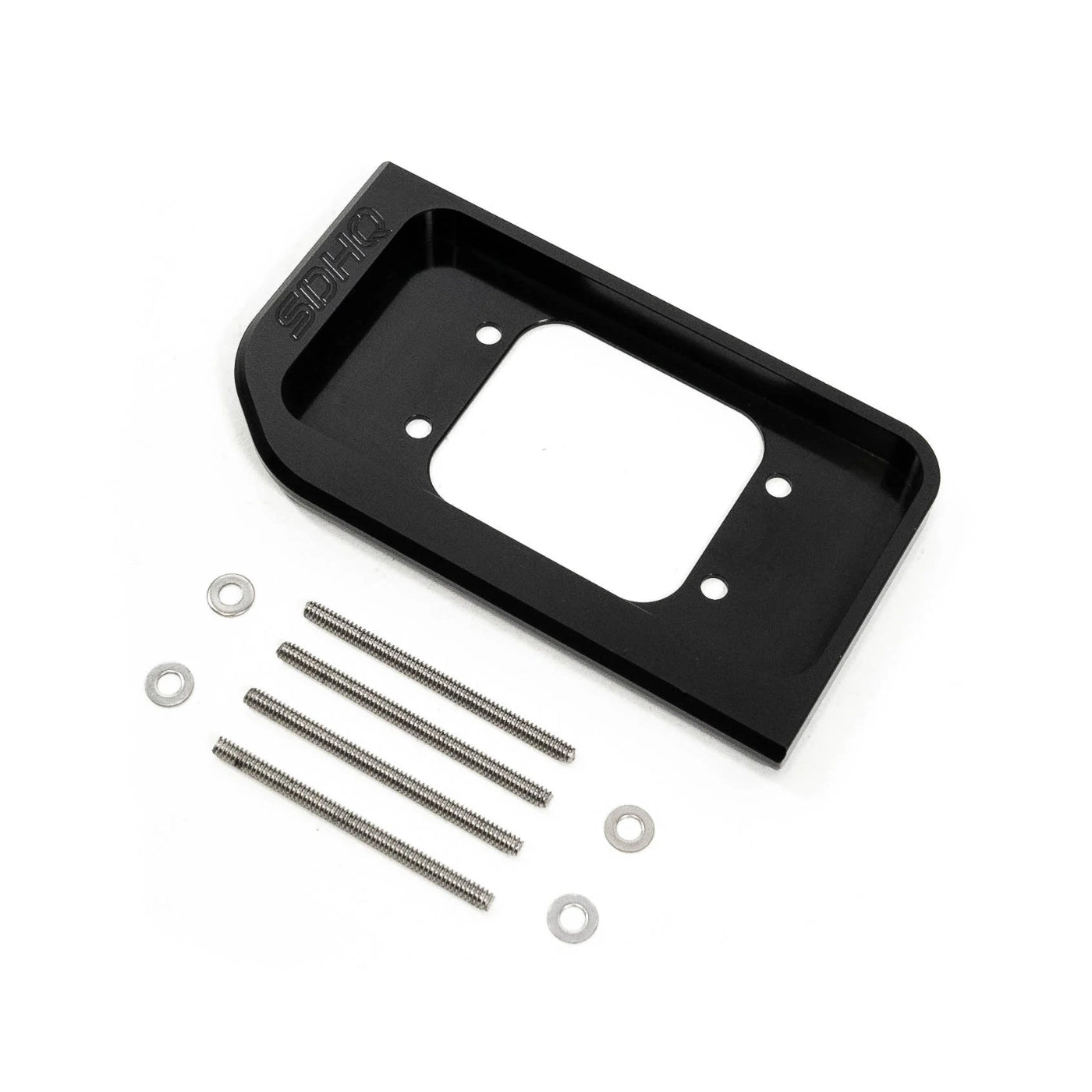 2025 Ram 1500 RHO SDHQ Built Billet Switch-Pros SP-9100 Keypad Mount display of all included parts from an angle