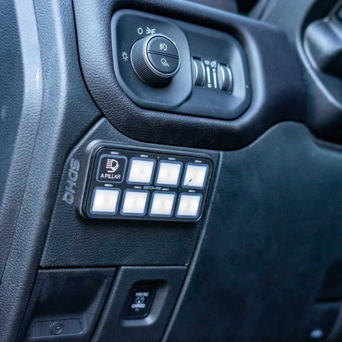 '19-25 Ram 2500/3500 SDHQ Built Switch-Pros Keypad Mount Installed 