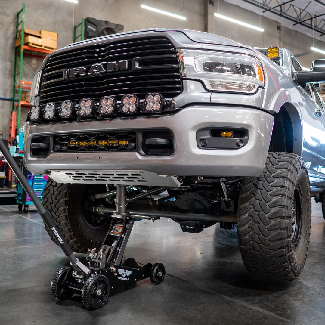 '19-24 Ram 2500/3500 Powerwagon Skid Plate System Display installed 
