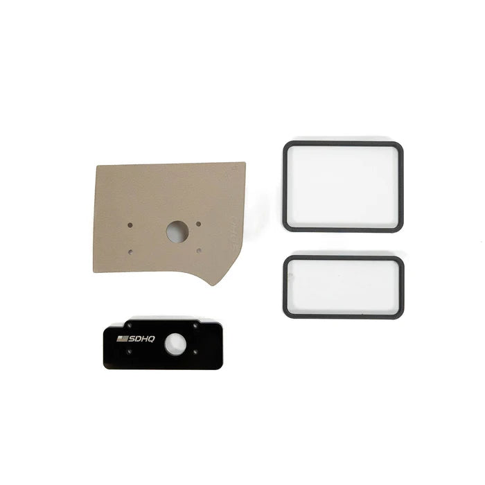 '19-25 Ram 2500/3500 SDHQ Built Complete Switch-Pros RCR-FORCE-12 Kit Display of Beige Keypad Mount - included parts 