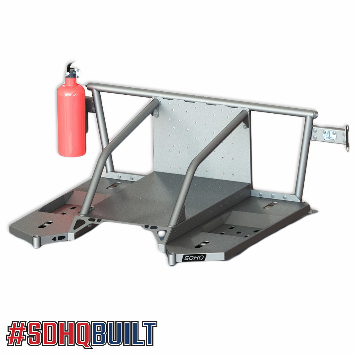 '19-Current Ford Ranger SDHQ Built Chase Rack Fire Extinguisher Mount Installed design