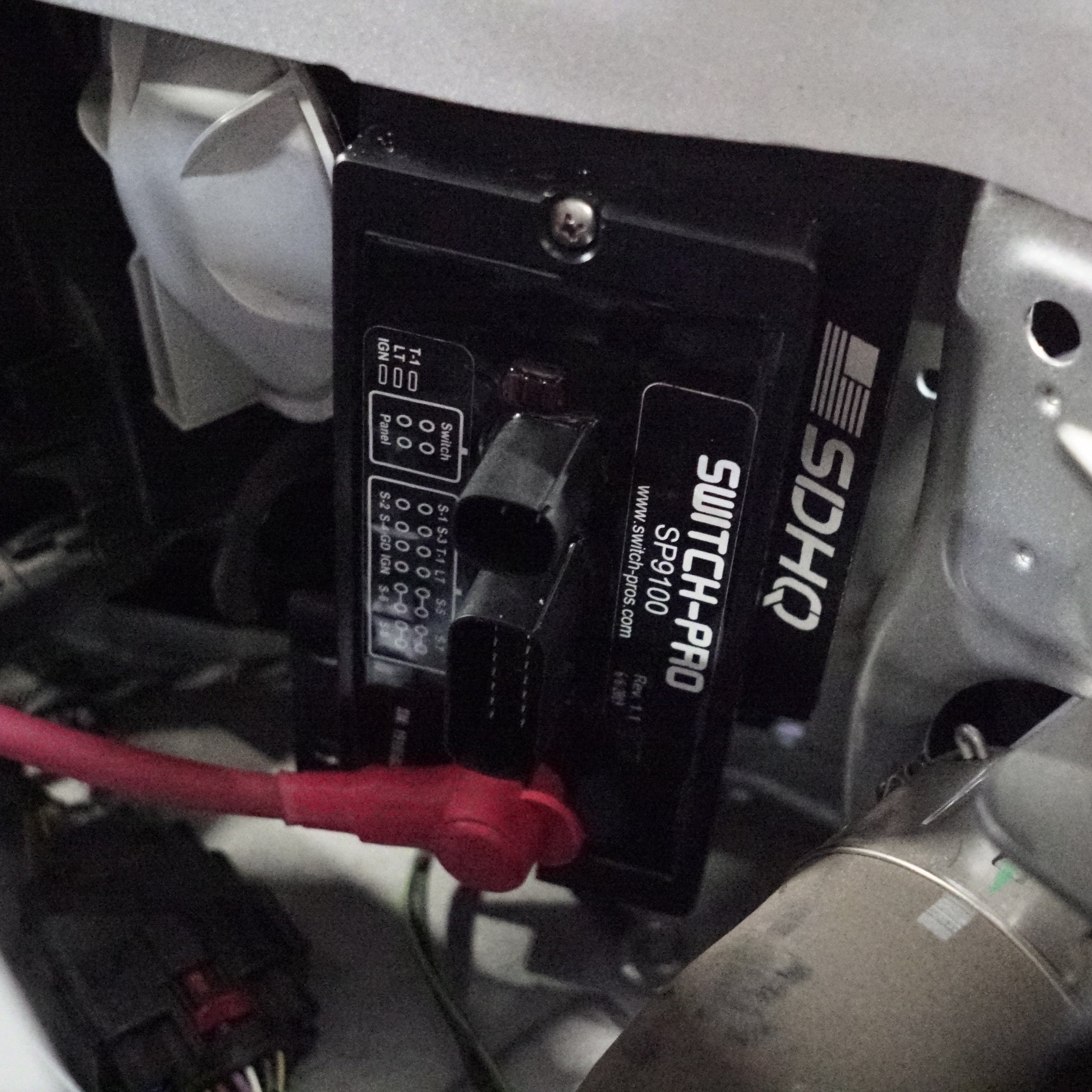 '19-23 Ford Ranger SDHQ Built Switch Pros Power Module Mount display installed