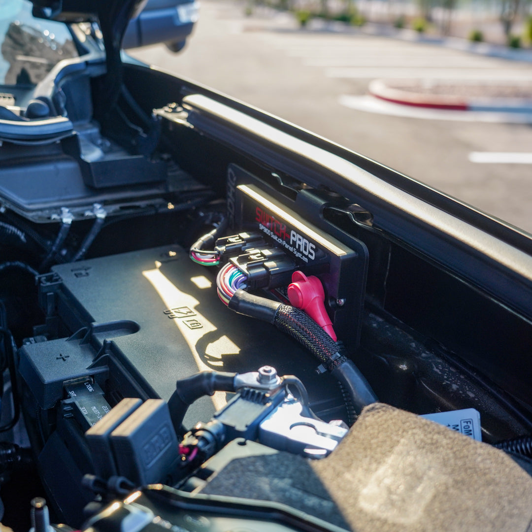 '24 Ford Ranger/Ranger Raptor Switch Pros Power Module Mount installed display 