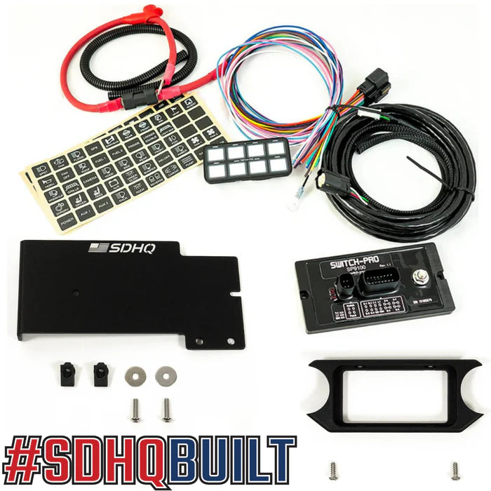 '19-23 Ford Ranger SDHQ Built Complete Switch Pros Mounting System Display of Included components