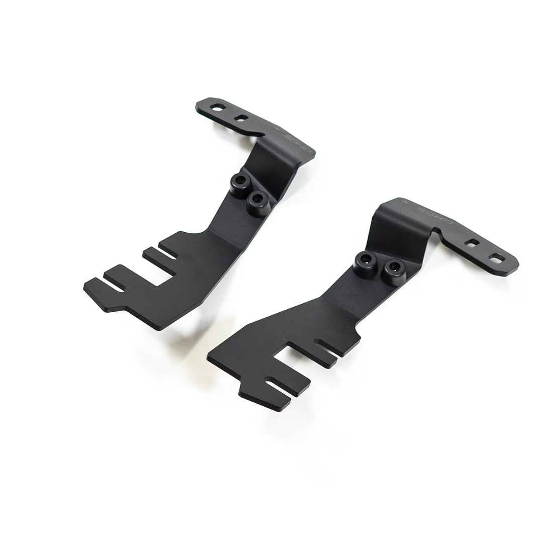 '24+ Ford Ranger/Ranger Raptor A-Pillar Light Mounts display of included parts 