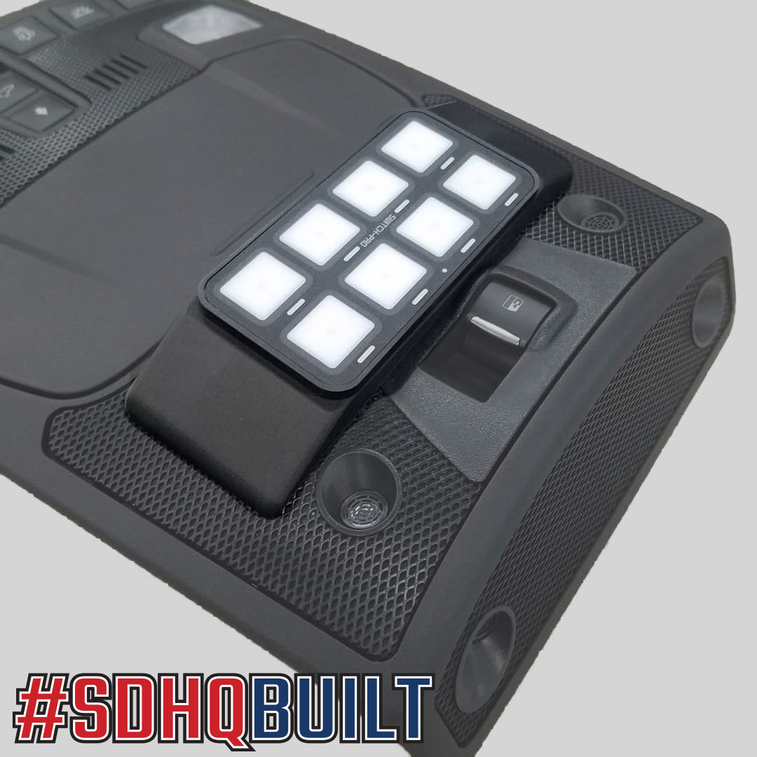 '17-20 Ford Raptor SDHQ Built Switch-Pros SP-9100 Keypad Mount design