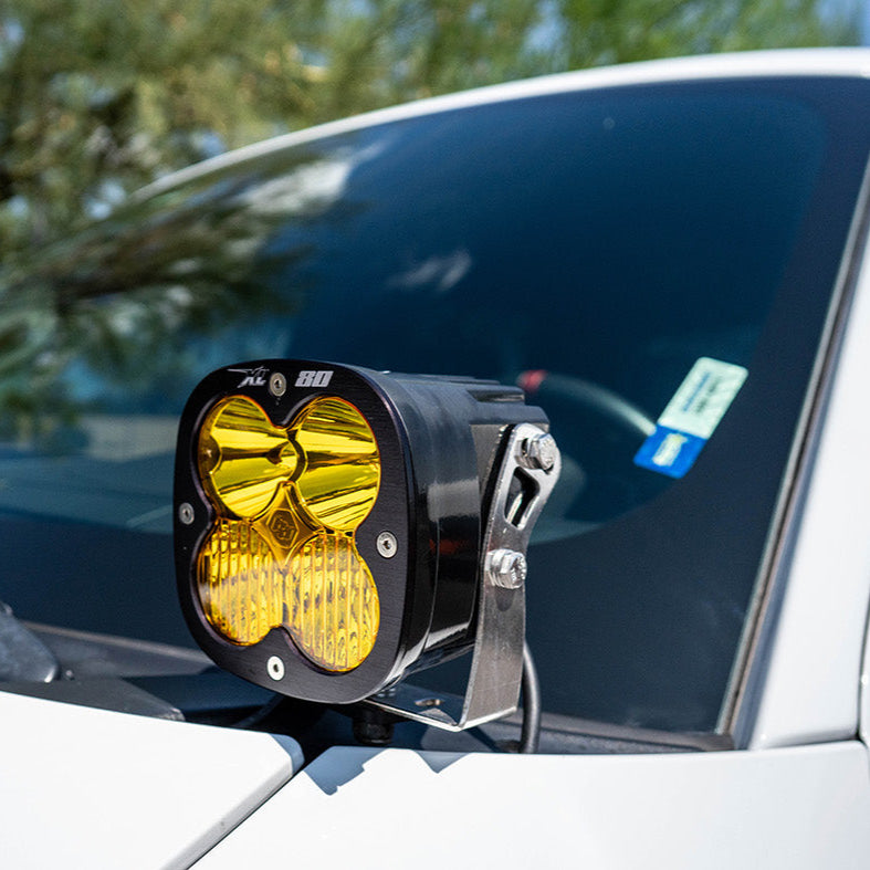 '10-14 Ford Raptor SDHQ Built A-Pillar Light Mounts close-up display