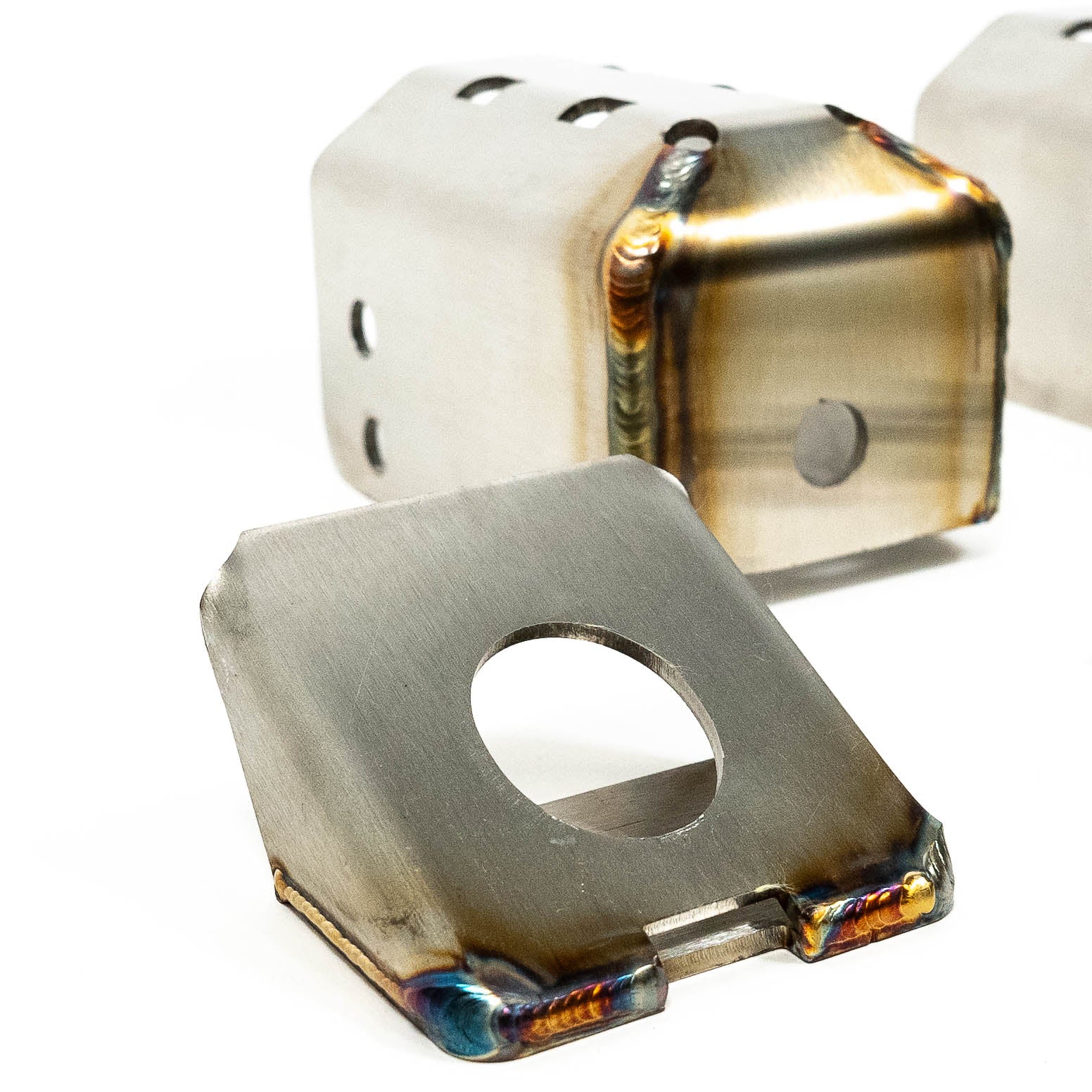 SDHQ Built 2023-2024 Sequoia Rear Shock Guards Close-up Display 