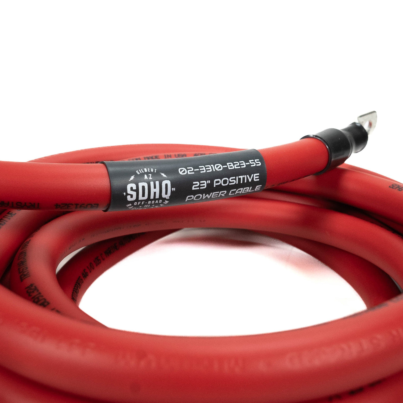 SDHQ Built 2023+ Sequoia Hybrid 1/0 Cable Kit for Power Solution Kit DISPLAY OF POSITIVE CABLE