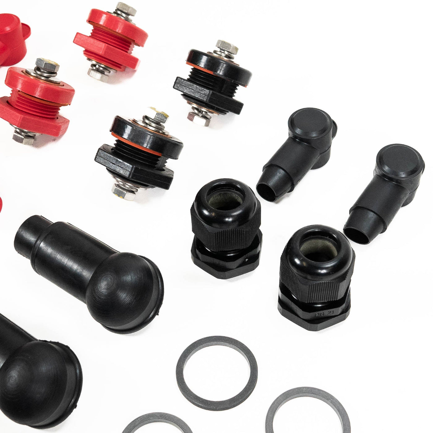 SDHQ Built 2022+ Tundra Hybrid Terminal Hardware Kit for Power Solution Kit DISPLAY OF TERMINAL BOOTS AND GLANDS