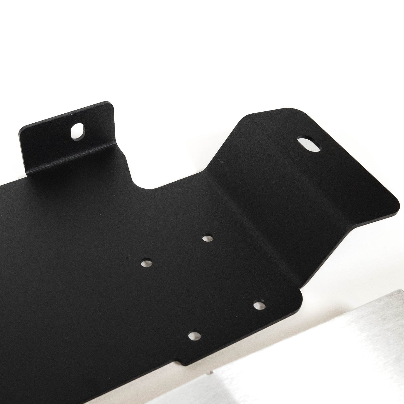 SDHQ Built 2024 LC250 ARB Twin Air Compressor Mount DISPLAY OF RIGHT SIDE OF MAIN BRACKET TO SHOW TEXTURE AND BENDS OF THE BRACKETRY