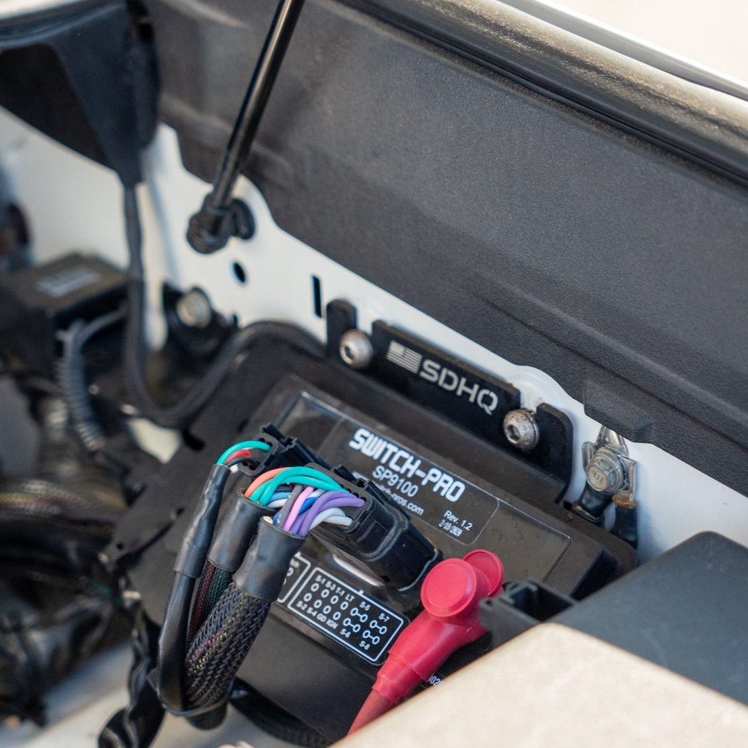 SDHQ BUILT LC200 SWITCH PROS POWER MODULE MOUNT INSTALLED