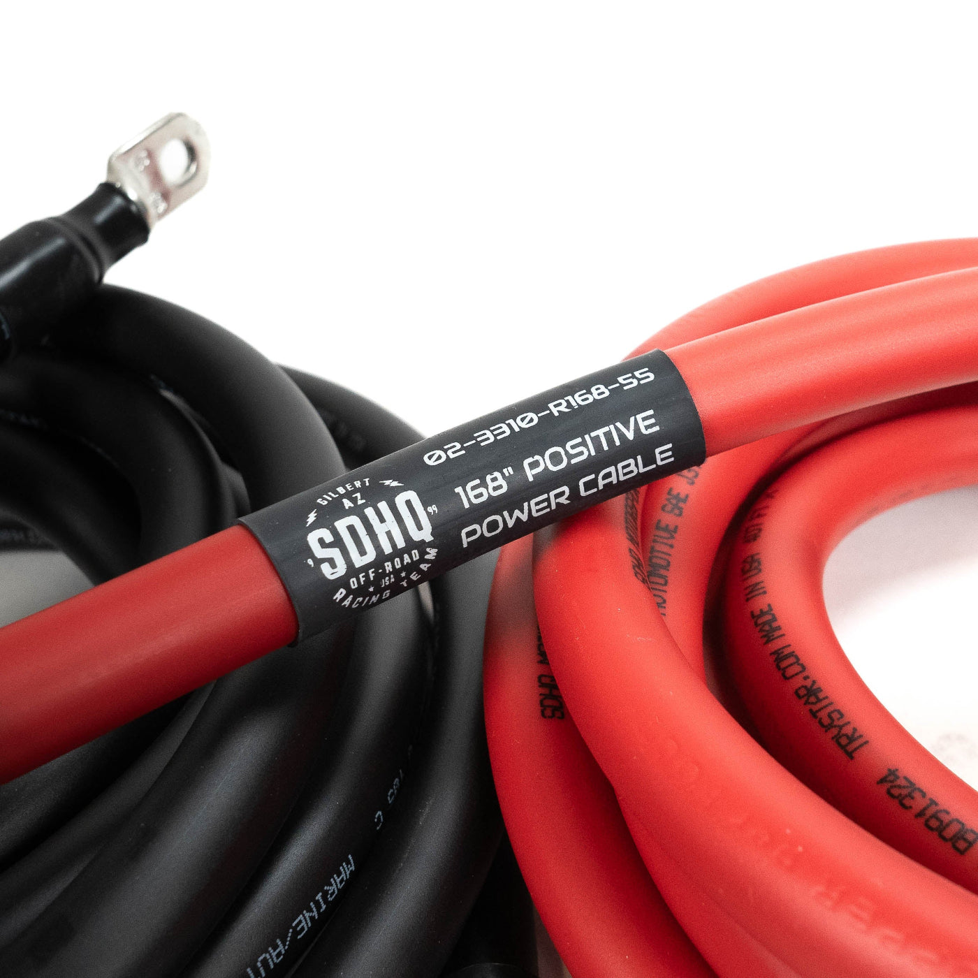 SDHQ Built 2023+ Sequoia Hybrid 1/0 Cable Kit for Power Solution Kit DISPLAY OF POSITIVE CABLE