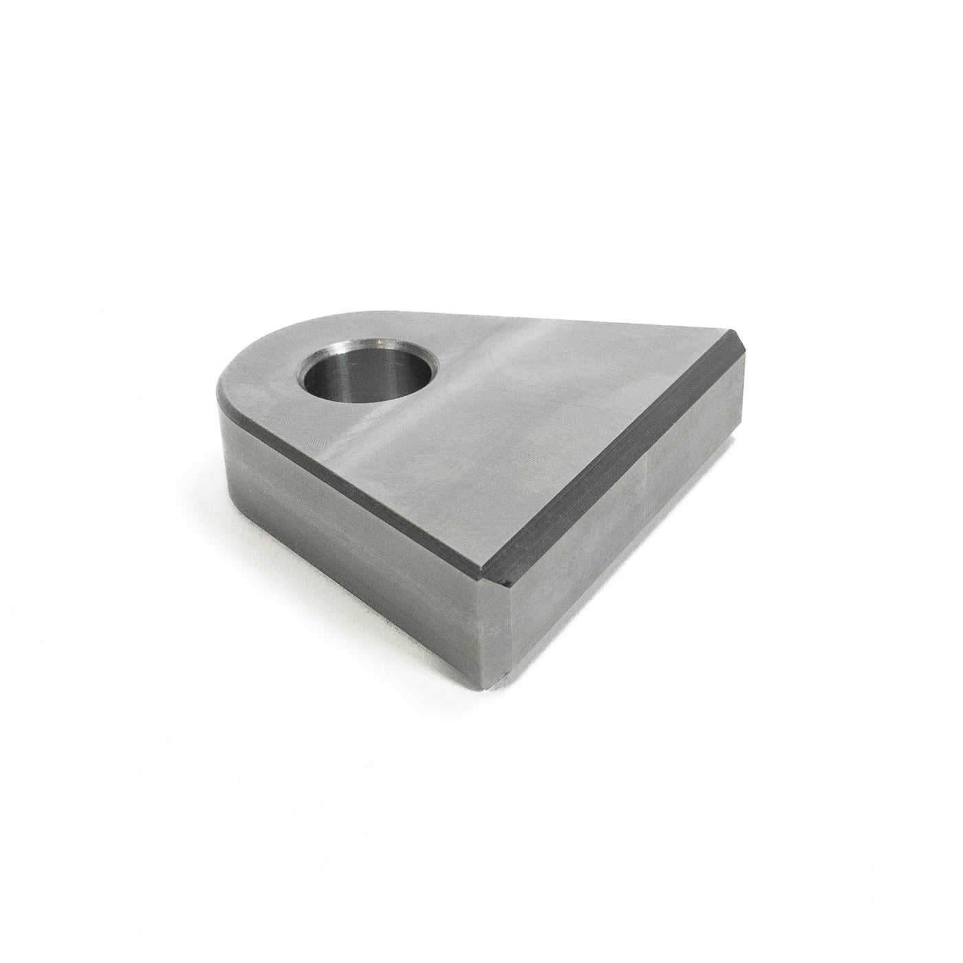 SDHQ Built Machined HD Clevis laying down flat to show additional detail and bottom side