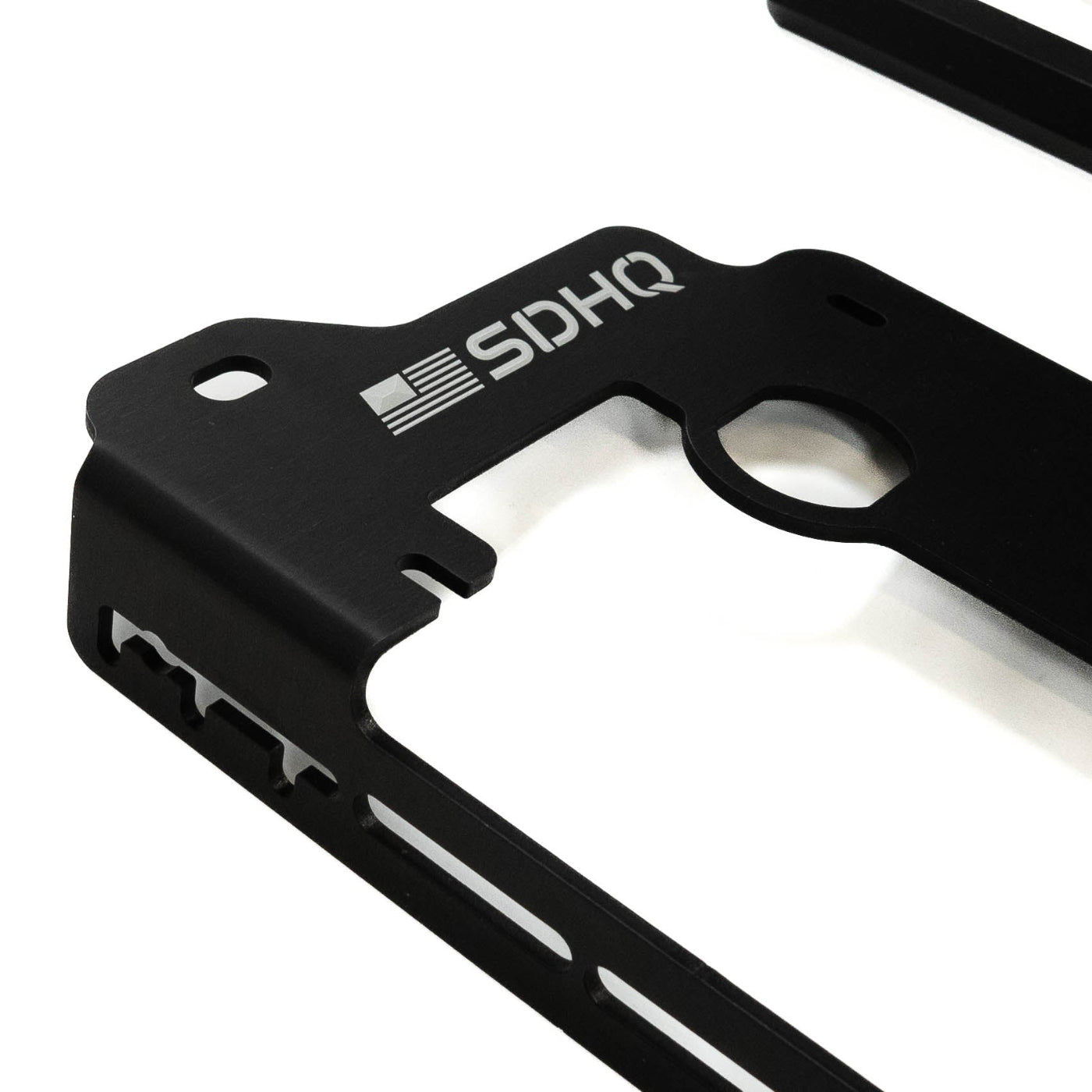 SDHQ Built 2023+ Sequoia Hybrid Under Hood Power Mount for Power Solution Kit DISPLAY OF LASER CUT HOLES FOR MOUNTING ACCESSORIES