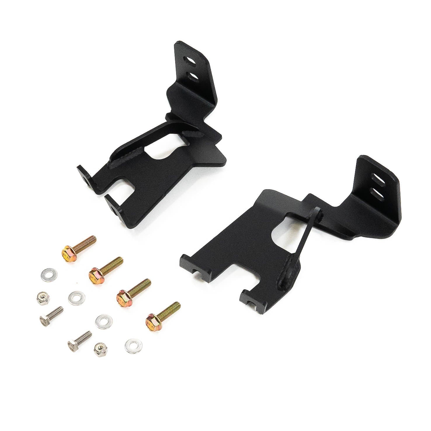'23-24 Toyota Sequoia SDHQ Built A-Pillar Light Mounts Display of included Parts and Hardware 
