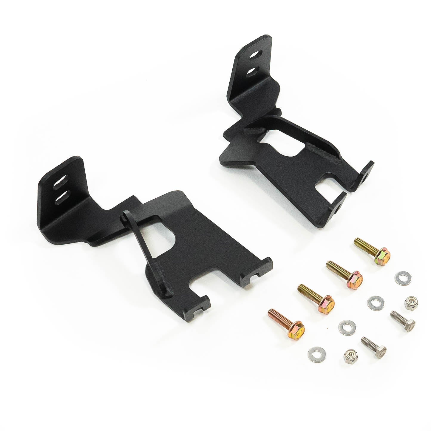 '23-24 Toyota Sequoia SDHQ Built A-Pillar Light Mounts Display of Included Parts and Hardware 