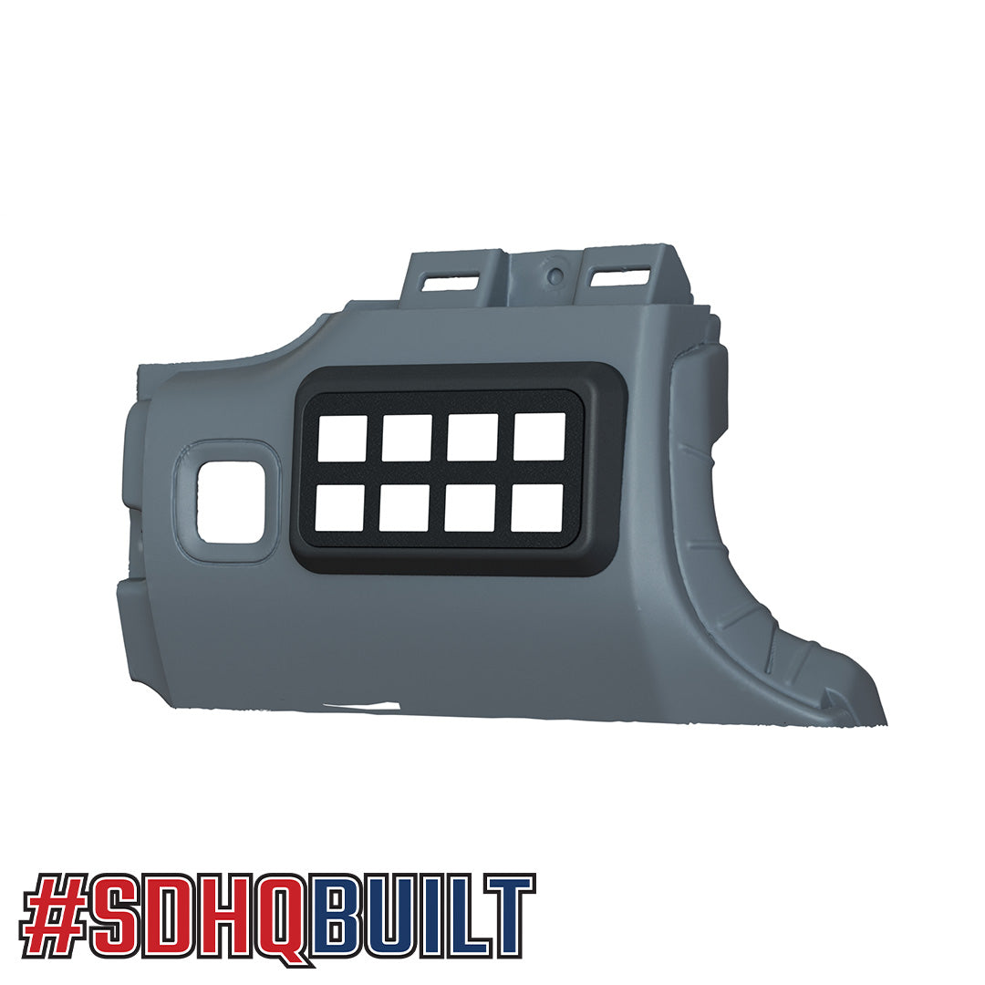 2020-2023 SDHQ Built Silverado/Sierra 2500/3500 Switch Pros 9100 Keypad Mount design 