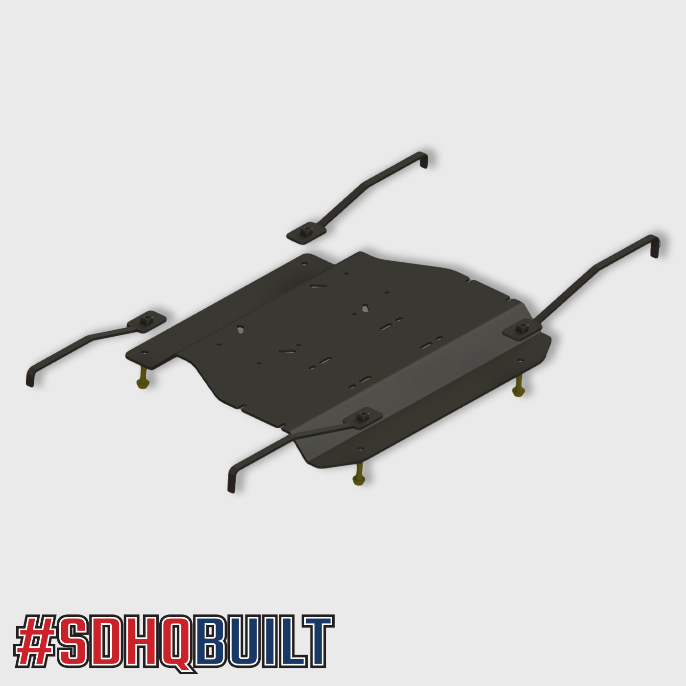 '17-Current Ford Super Duty SDHQ Built Under Bed Air Compressor Mount Design 