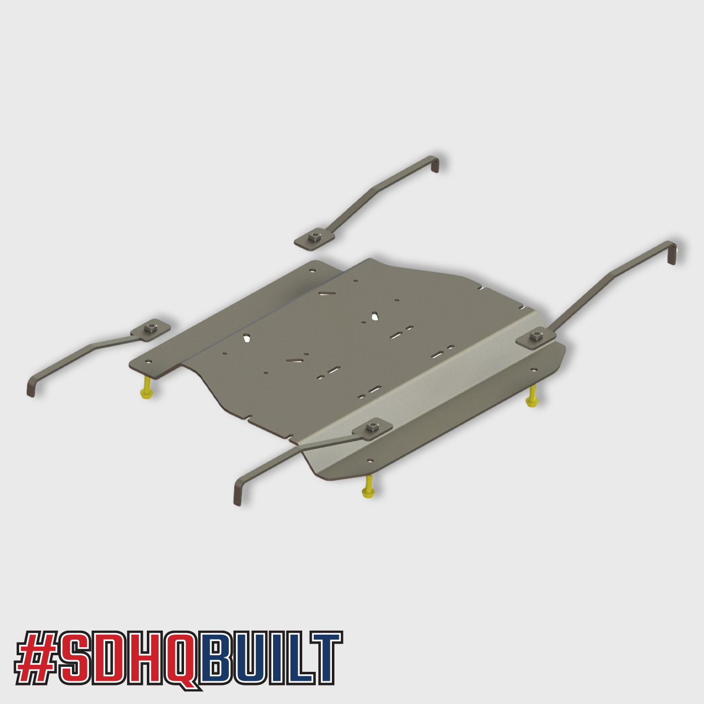 '17-Current Ford Super Duty SDHQ Built Under Bed Air Compressor Mount Design