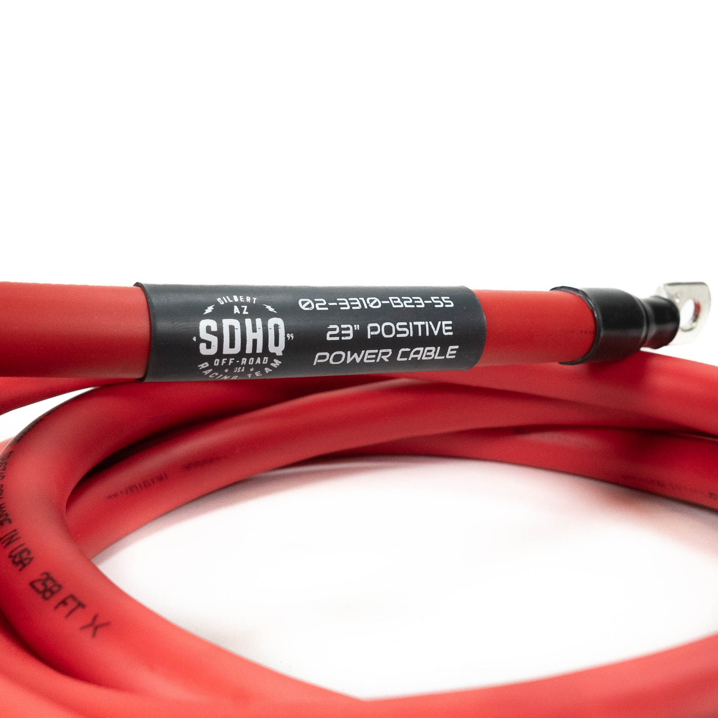 SDHQ Built 2022+ Tundra Hybrid 1/0 Cable Kit for Power Solution Kit DISPLAY OF POSITIVE CABLE