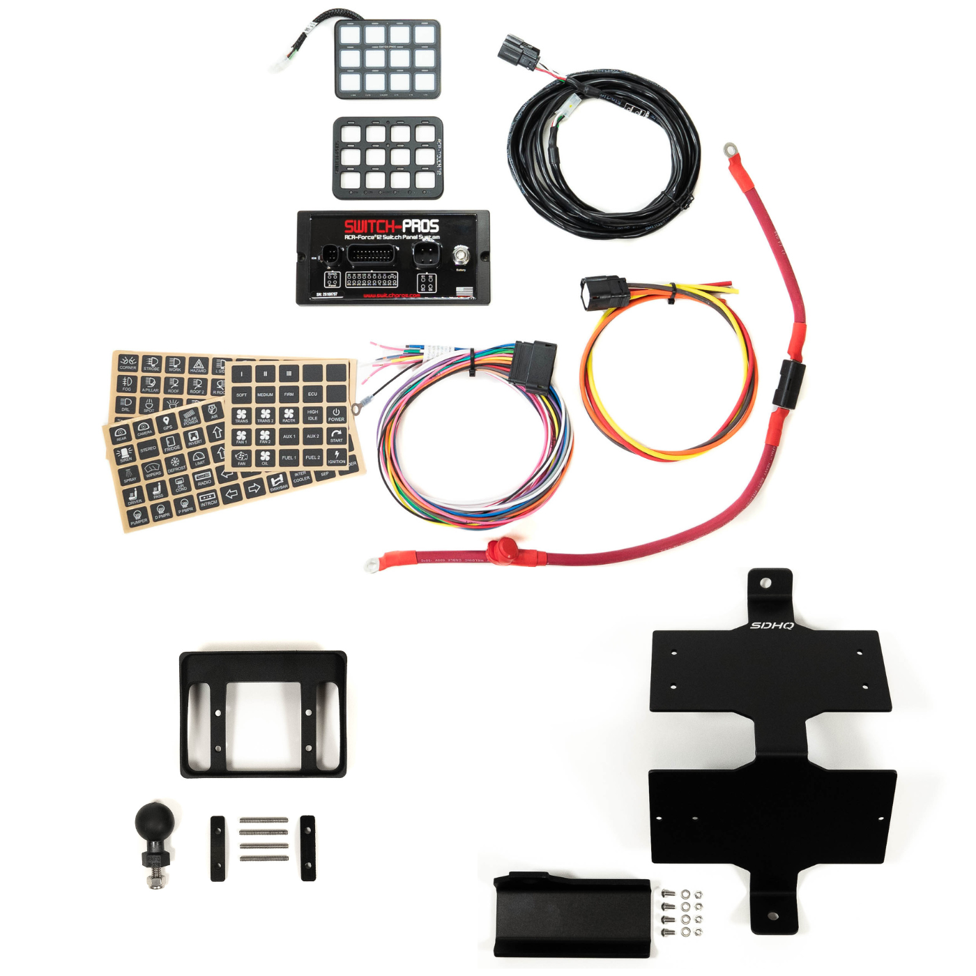'22-25 Toyota Tundra SDHQ Built Complete Switch-Pros RCR-Force-12 Mounting Kit