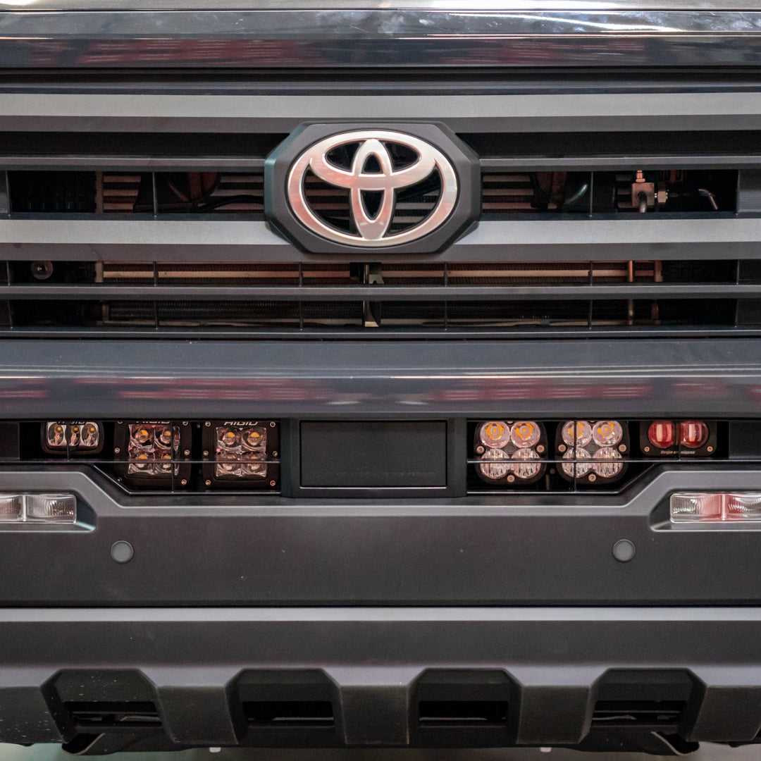 2024+ Toyota Tacoma Bumper Light Mount close-up display installed 