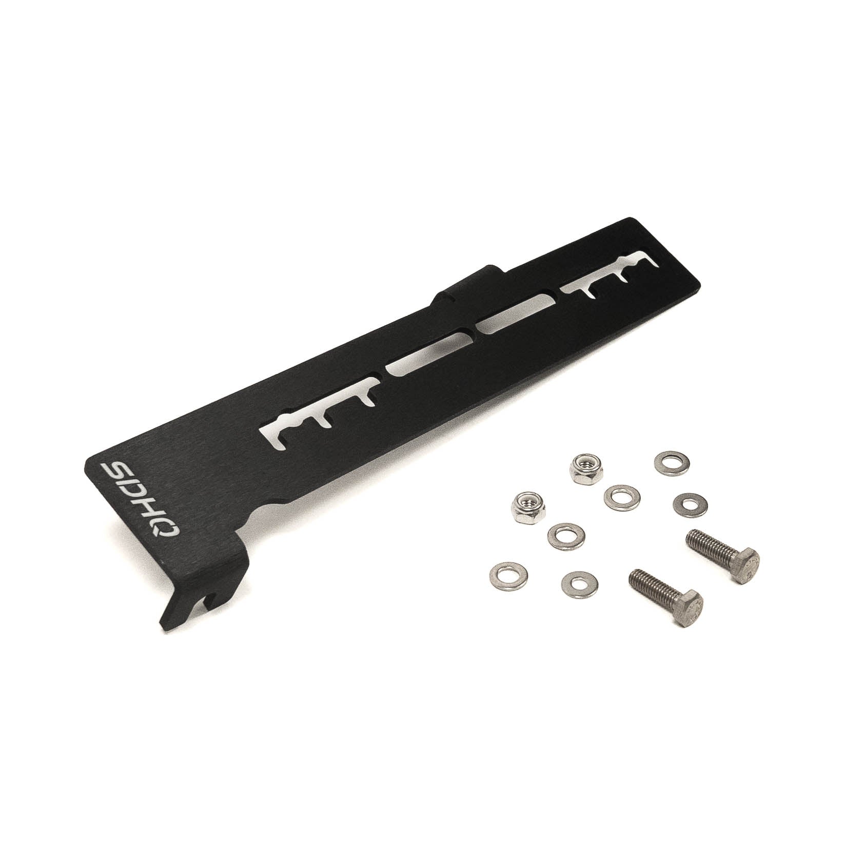 2016-2024 Titan / Titan XD SDHQ Built Switch-Pros Power Module Mount Display of included parts and Hardware 
