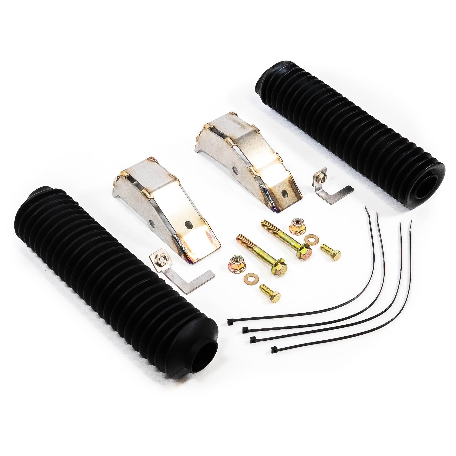 '07-21 Toyota Tundra SDHQ Built Icon RXT Rear Shock Guards Display of Included Parts 