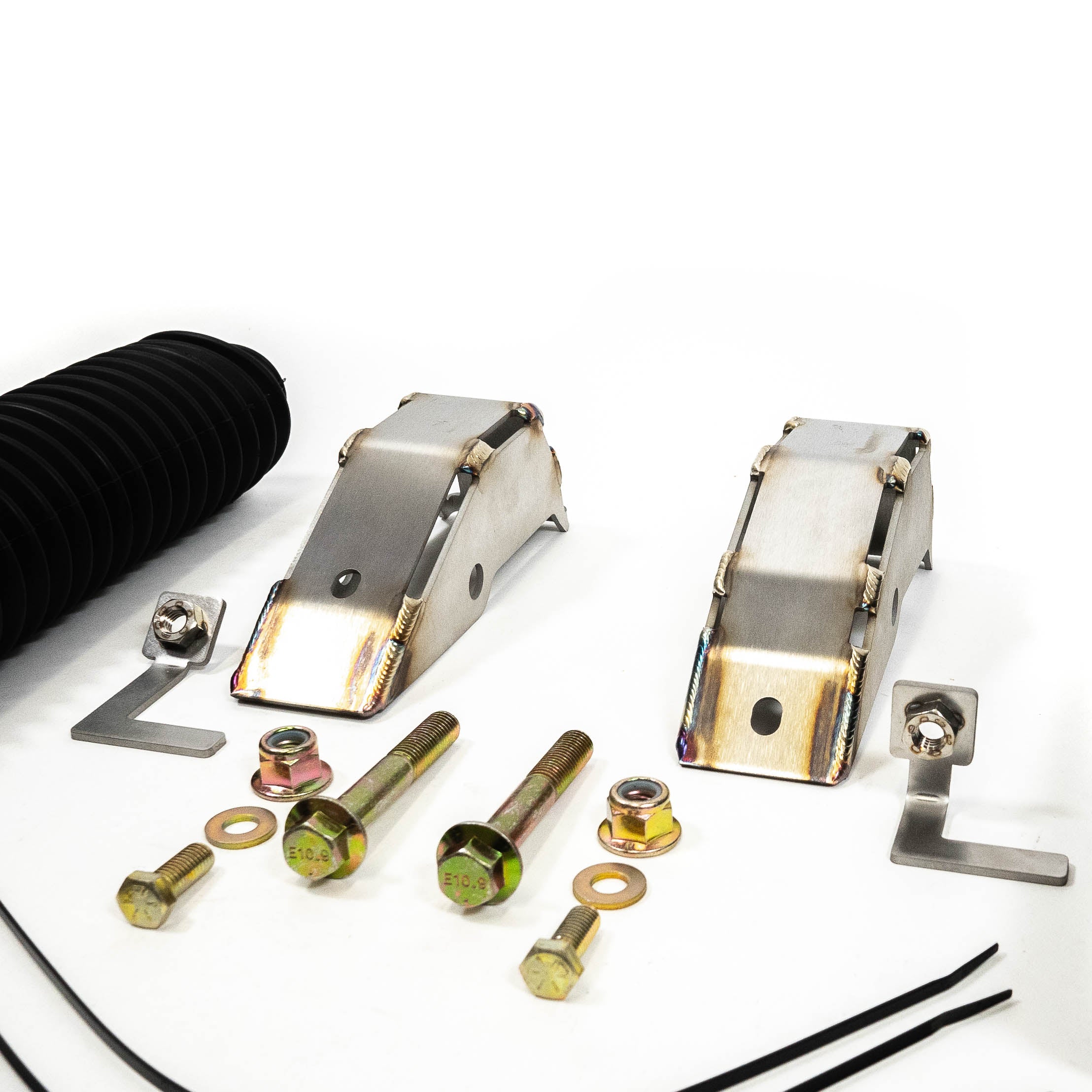 '07-21 Toyota Tundra SDHQ Built Icon RXT Rear Shock Guards Close-up Display of Included Parts 