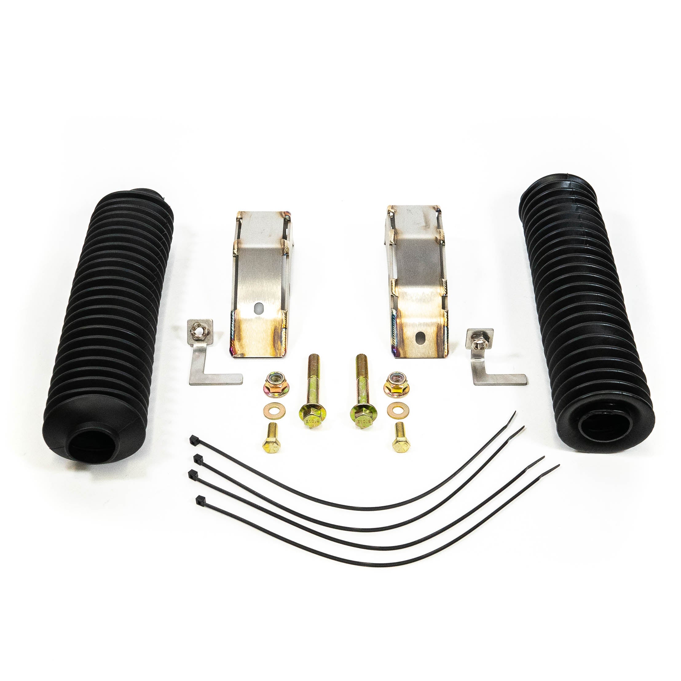 '07-21 Toyota Tundra SDHQ Built Icon RXT Rear Shock Guards Display of Included Parts 