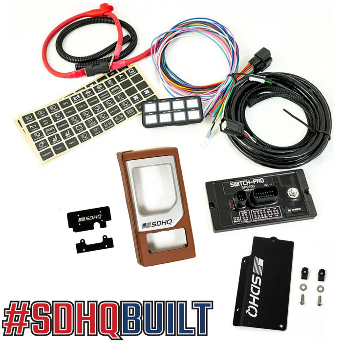 '14-21 Toyota Tundra SDHQ Built Complete Switch Pros SP-9100 Mounting Kit Display of 1794 Edition - Included parts 