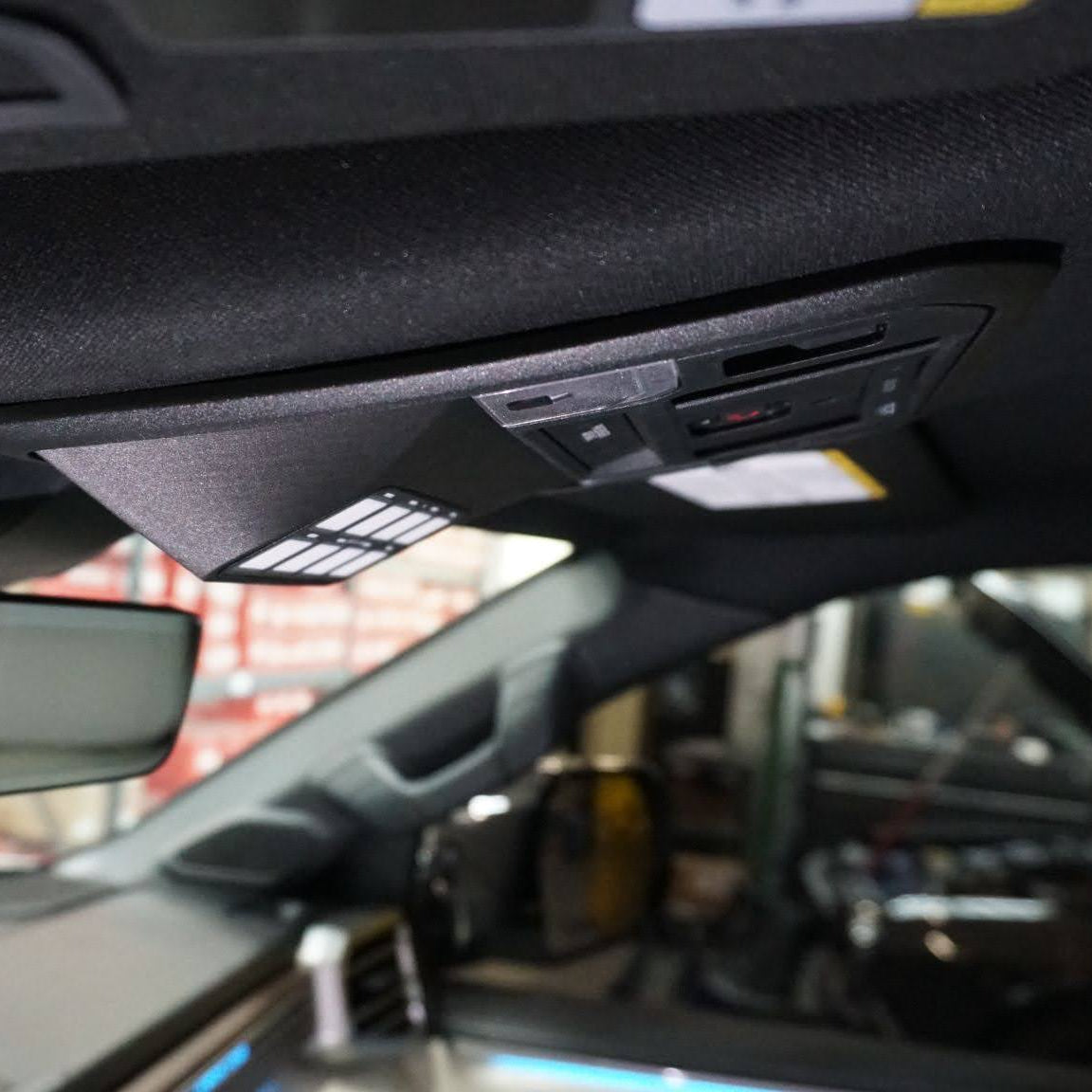 22-24 Tundra, 23-24 Sequoia, 24 Tacoma SDHQ Built Toyota Overhead Switch Pros Keypad Mount installed display