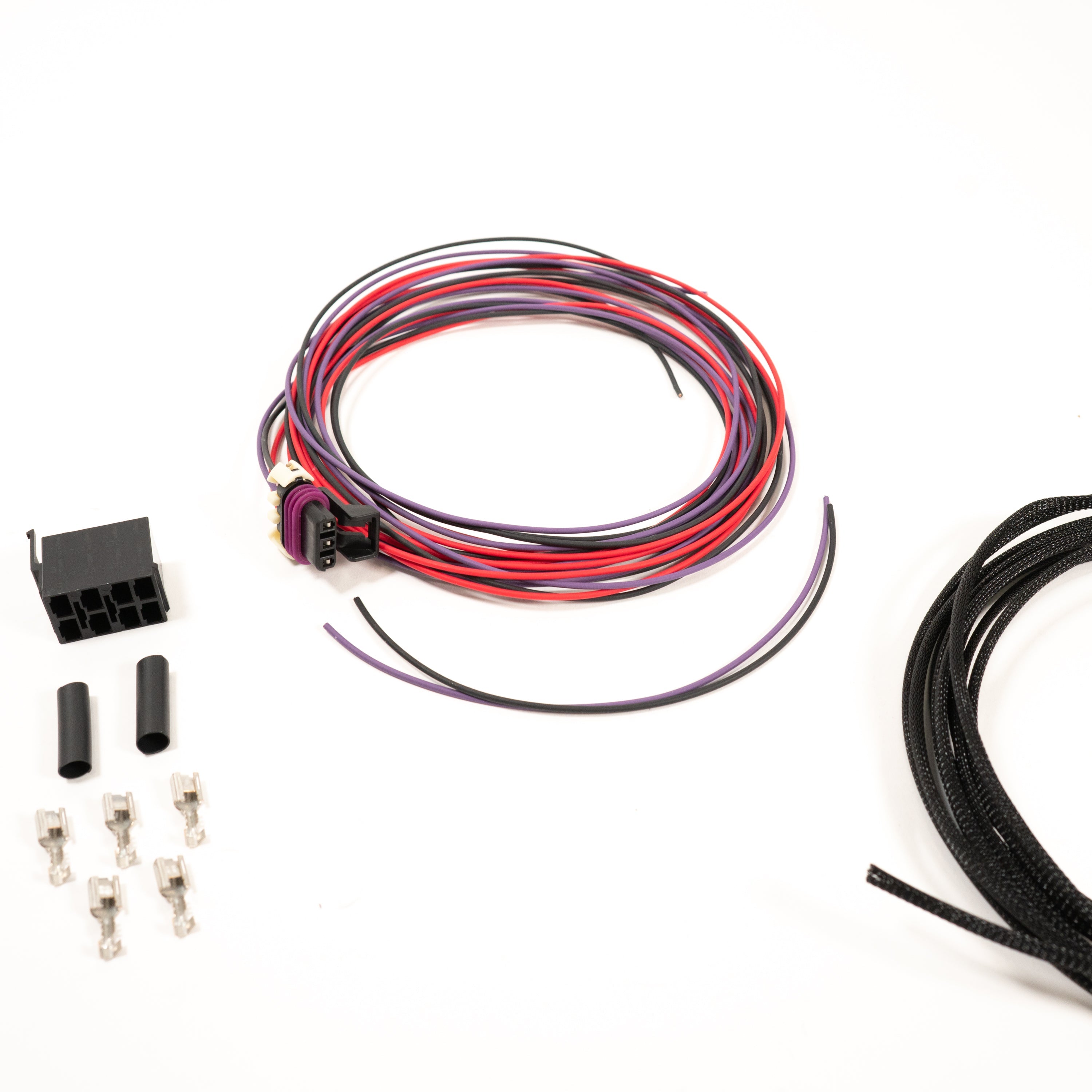 SDHQ Built ARB Twin 10ft Remote Switch Harness Kit Display of Included Parts 