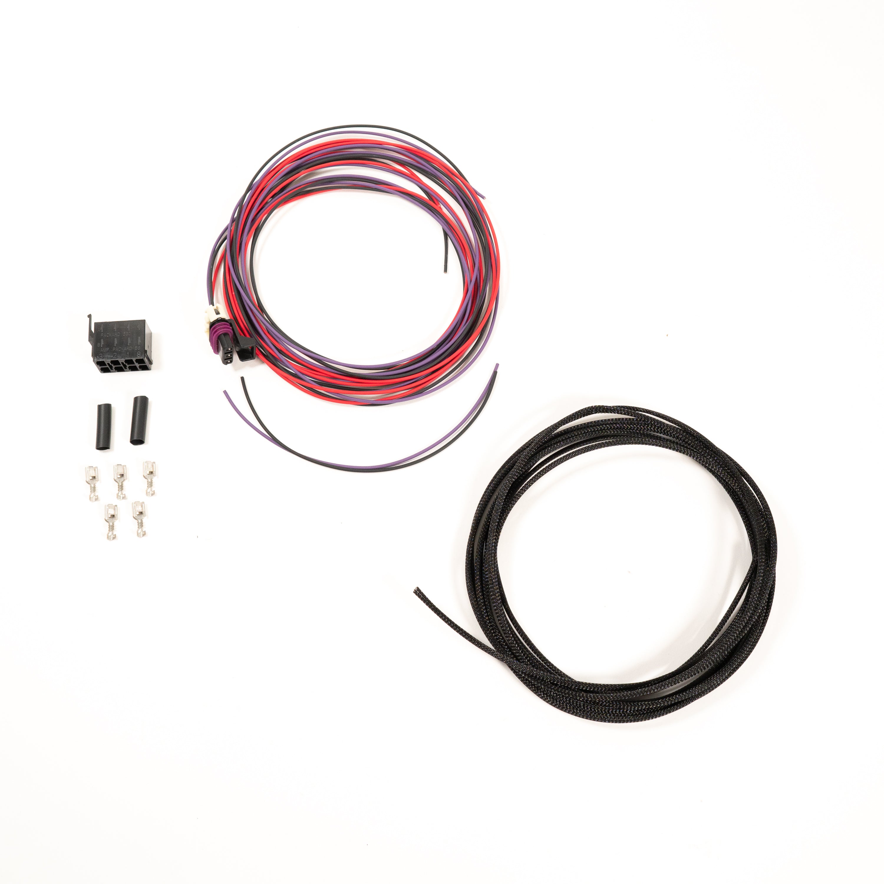 SDHQ Built ARB Twin 10ft Remote Switch Harness Kit Display of included parts 