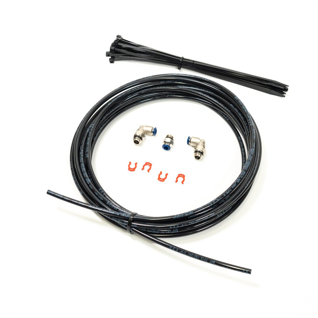 SDHQ Built Universal Air Line Kit Display of included parts 