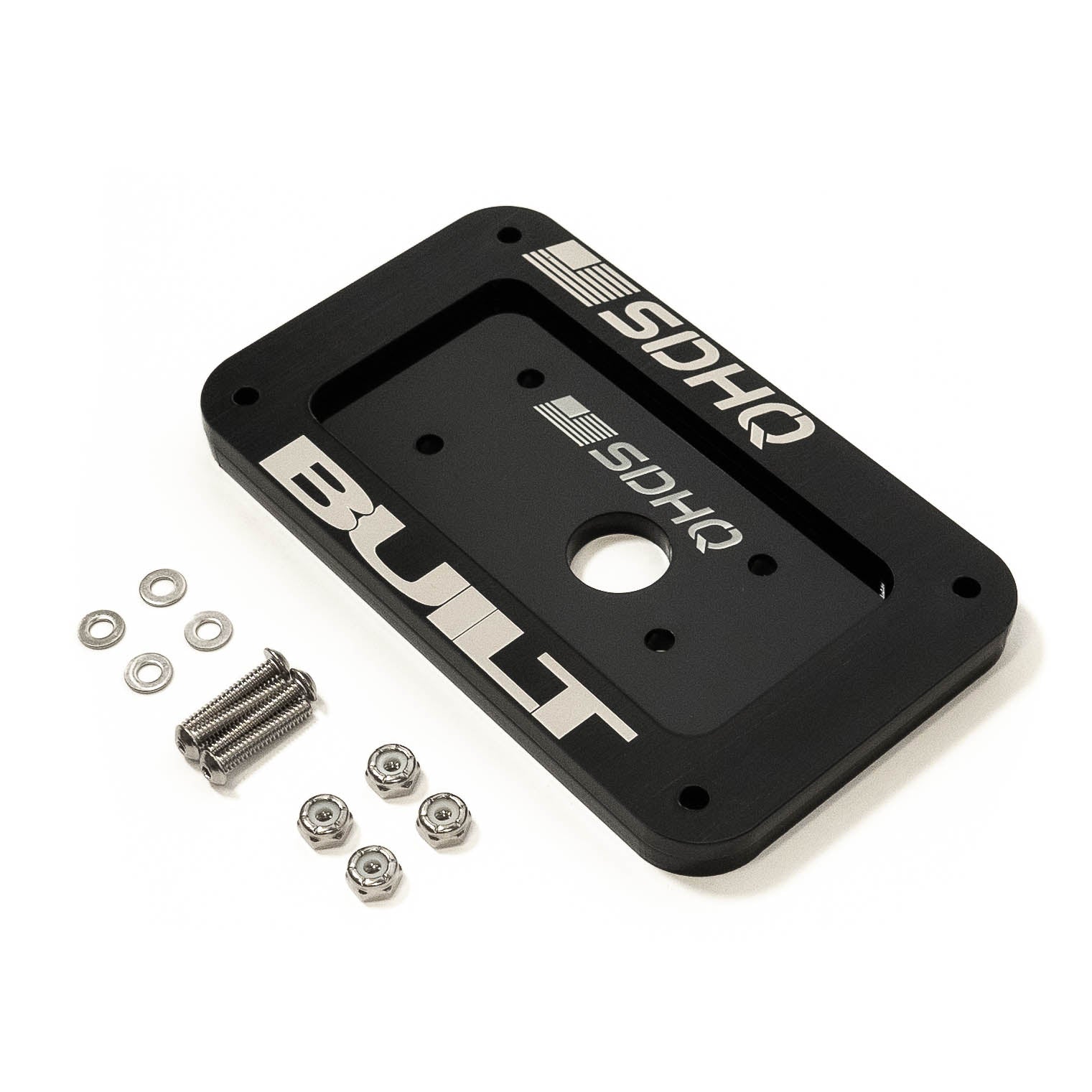 SDHQ Built Universal Switch-Pros SP-9100 Keypad Mount Display of Included Parts 