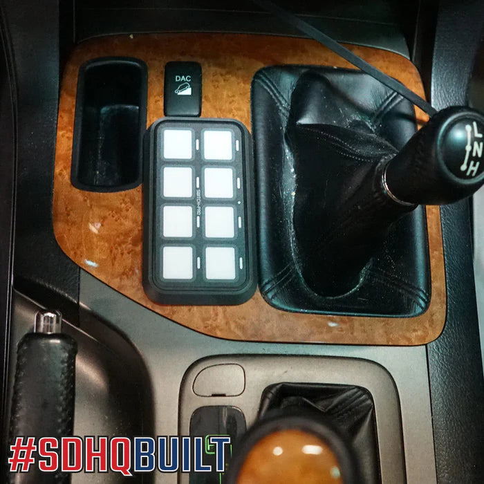 SDHQ Built Universal Switch Pros SP-9100 Keypad Flush Surface Mount Keypad mount installed 