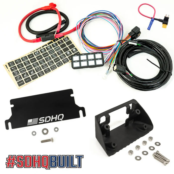 '20-23 Jeep JT EcoDiesel/V8 SDHQ Built Complete Switch-Pros SP-9100 Mounting Kit