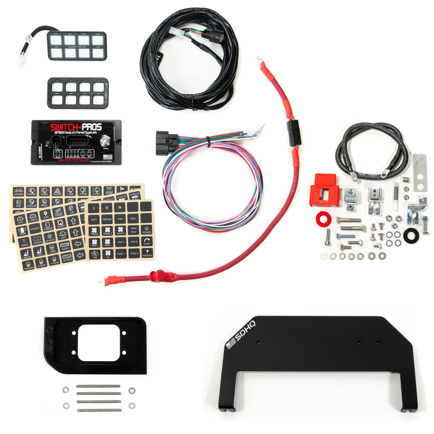 SDHQ Built '21-24 Ram TRX SDHQ Built Complete Switch Pros Mounting Kit