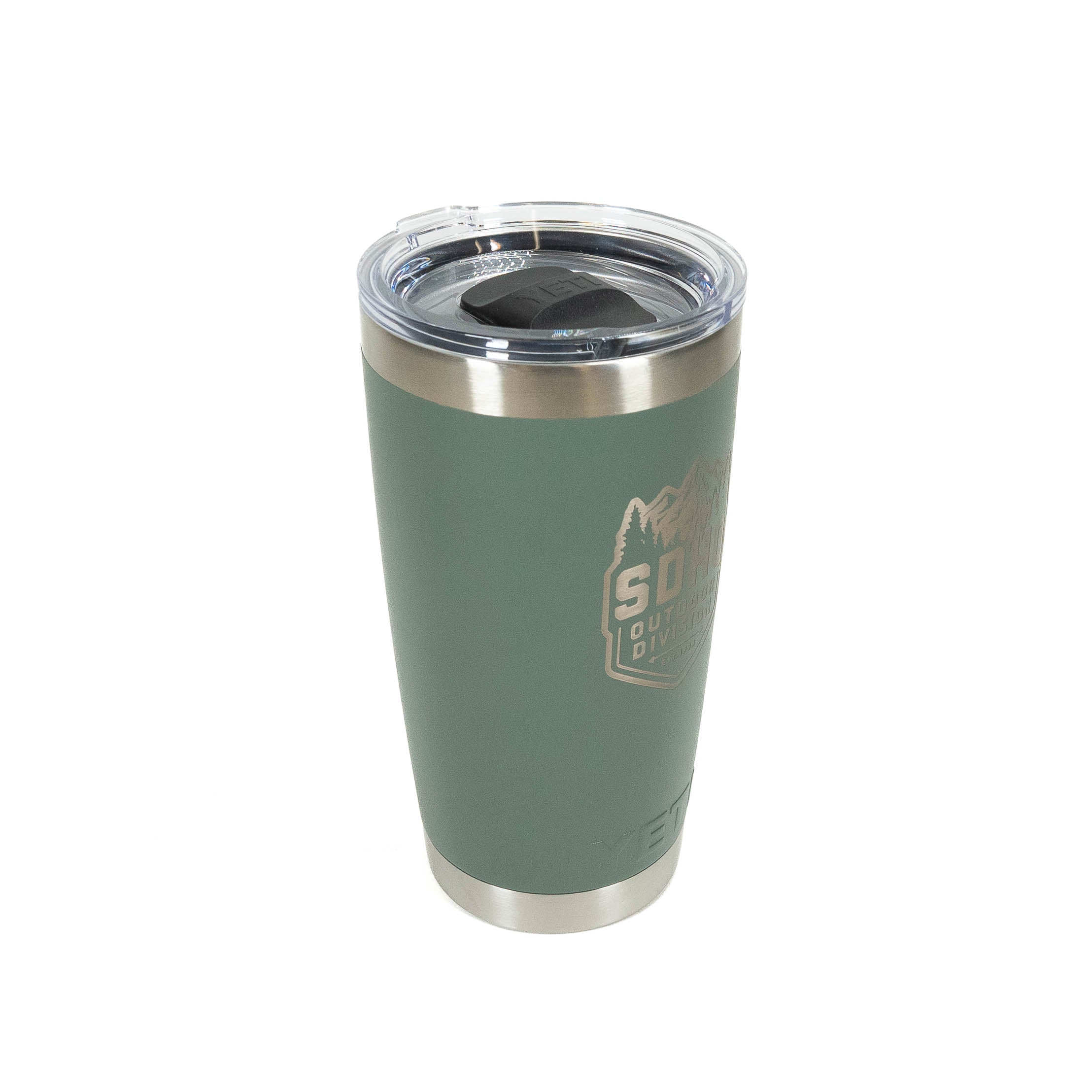 SDHQ Outdoor Division Yeti Rambler 20oz Tumbler with MagSlider Lid | Camp Green