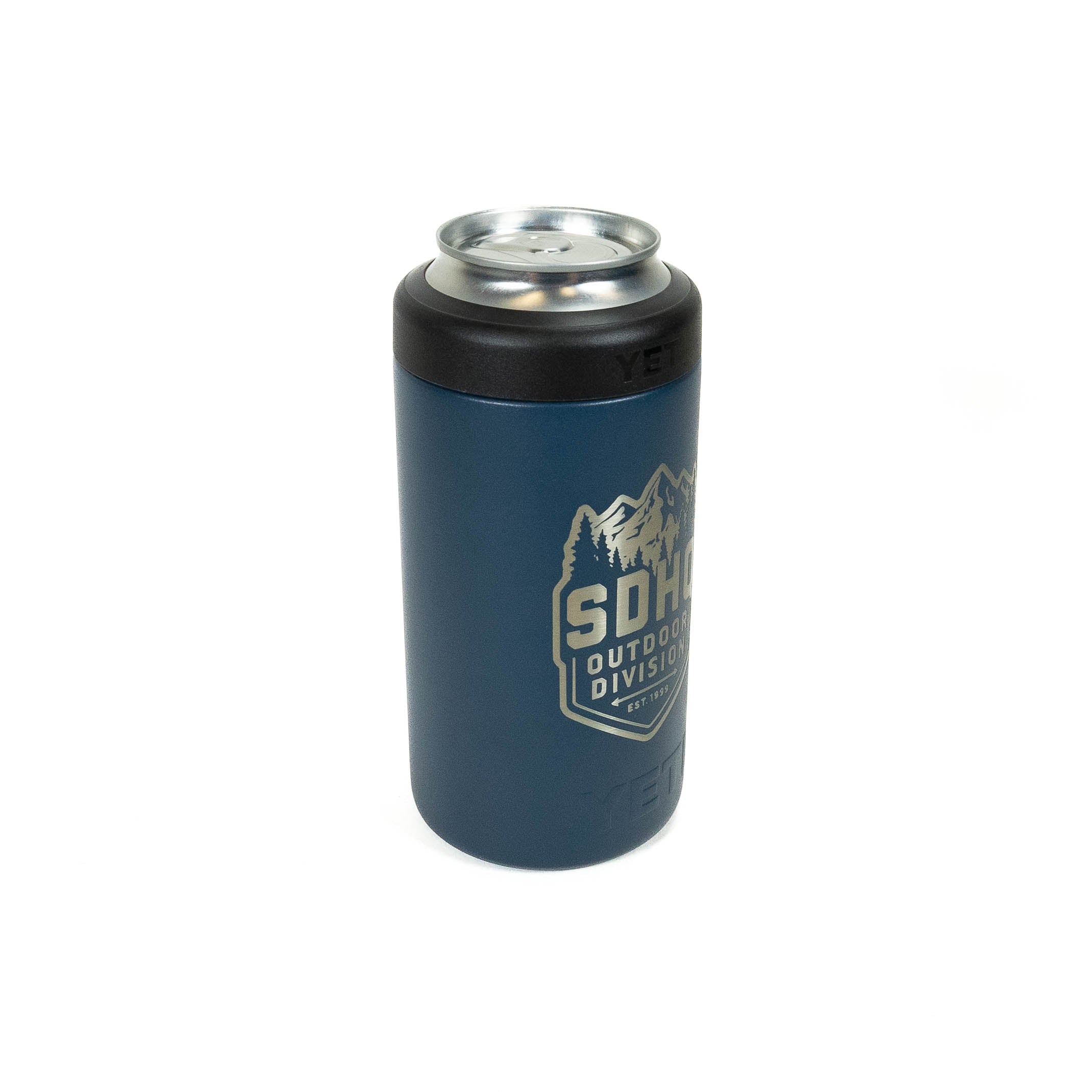 SDHQ Outdoor Division Yeti Rambler 16oz Colster Can Cooler | Navy