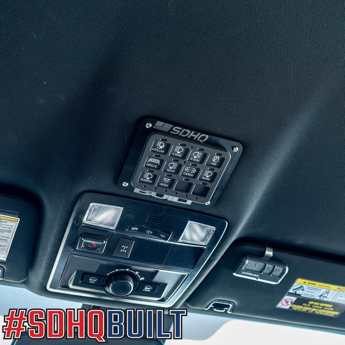 SDHQ Built Universal Switch-Pros RCR-Force-12 Keypad Mount Installed 