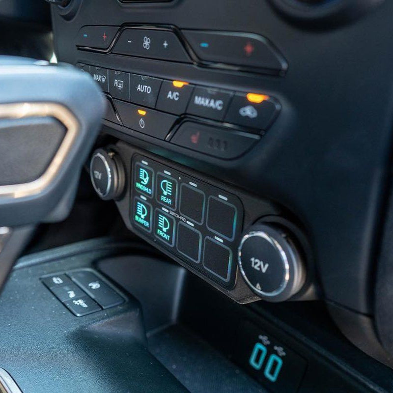 '19-23 Ford Ranger SDHQ Built Complete Switch Pros Mounting System installed display 